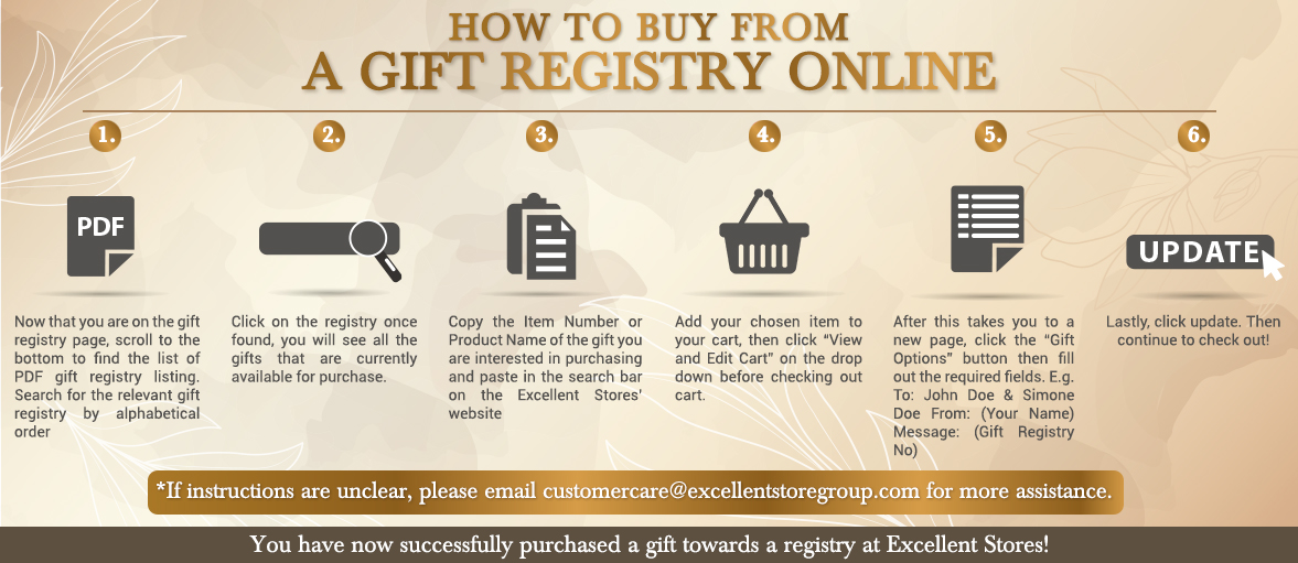 How to Buy from a Gift Registry Online