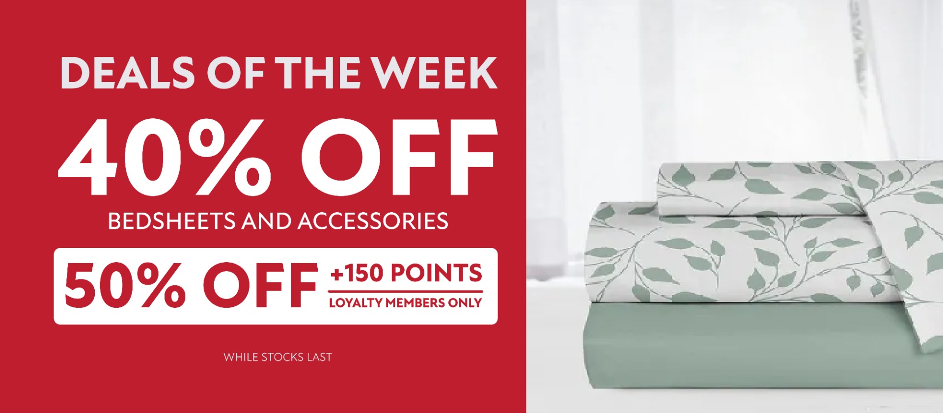 Deals of the Week Linens & Accessories | Excellent Stores Limited | Trinidad