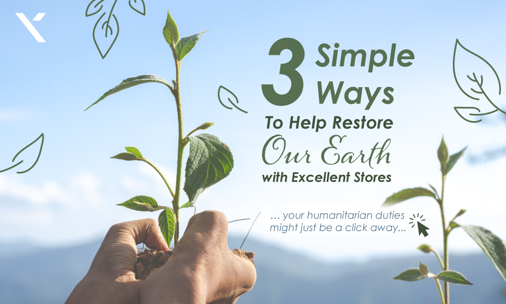 Three Simple Ways to Help Restore Our Earth with Excellent Stores Limited