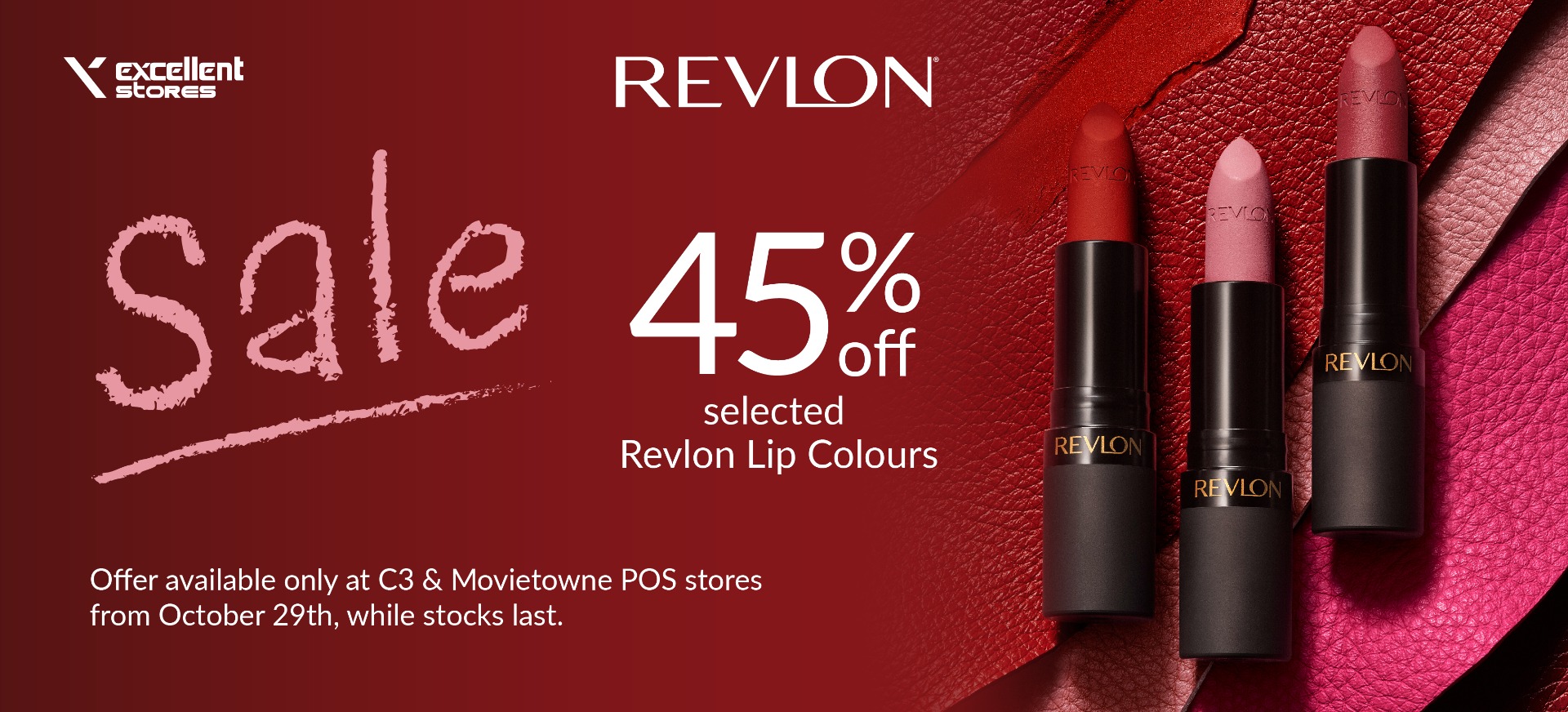 Revlon 45% off Promo